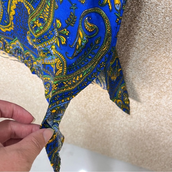 Imperfect 100% cotton made in Egypt tunic dress size medium lightweight summer - Picture 6 of 16